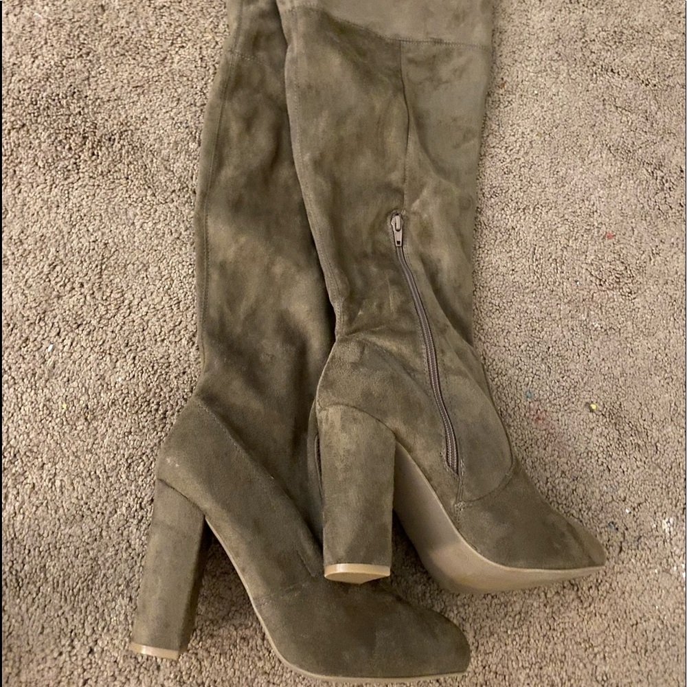 Long knee high boots